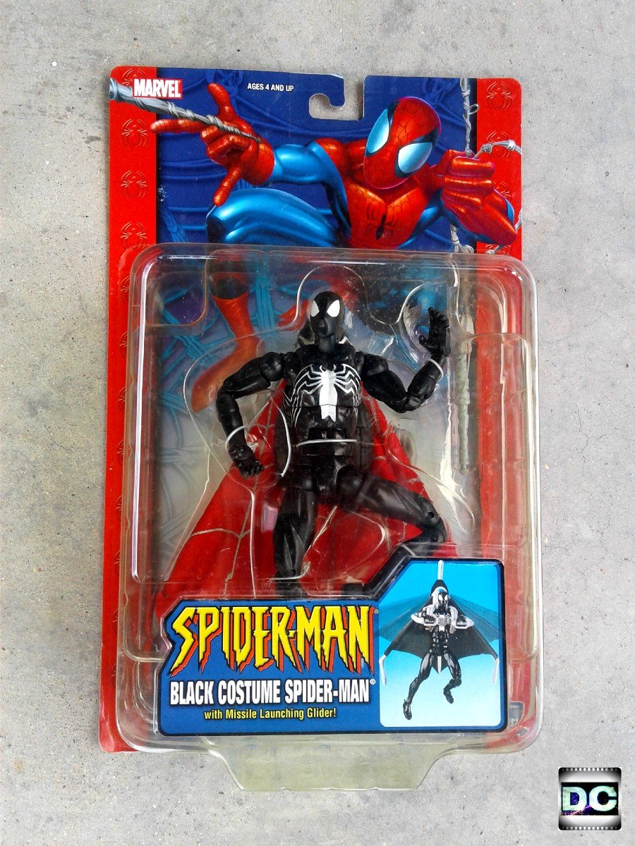 Marvel Legends The Amazing Spider-Man Classics Black Suit Toybiz Symbiote 6" Action Figure 72021