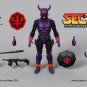 (1984) Sectaurs General Spidrax Zica Toys 4" Coleco Warriors of Symbion 1:18 GI Joe Cobra MTF