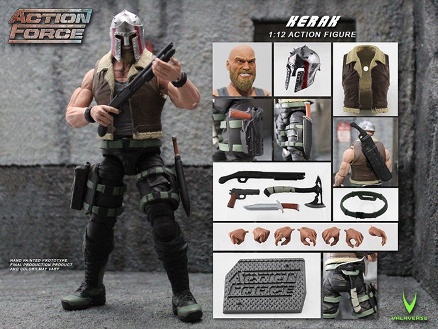 Kerak Valaverse Action+Force Military 1:12 Kickstarter | G.I.Joe Classified Series 6" Action Figure