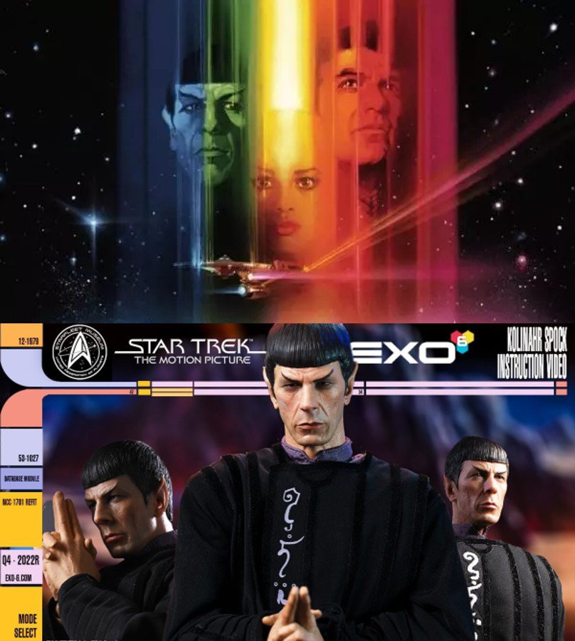 ST-TMP Kolinahr Spock Exo-6 (Kirk) Star Trek: The Motion Picture 1/6 Sixth Scale Figure