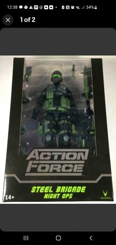 Valaverse Action Force Steel Brigade Night Ops BBTS Exclusive Action top Figure