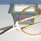 7" Stainless Steel Gold Handle Bonsai Shears