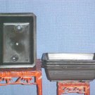 5 New 2 x 5 5/8x 7 3/4 Plastic Bonsai Pots