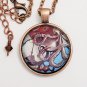 Steampunk Iron Octopus Pendant Adjustable Rolo Chain