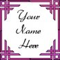 Ebay Store Logo Pink Border Dress Up your Ebay Store Add your Store Name!!