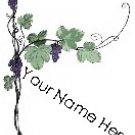 Ebay Store Logo Grape Vine Purple Green Dress Up your Ebay Store Add your Store Name!!
