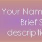 Ebay Store Logo Playful Kitten Pink Border Flower Dress Up your Ebay Store Add your Store Name!!