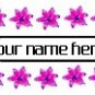 Ebay Store Logo Pink Flowers Lily Lilies Dress Up your Ebay Store Add your Store Name!!