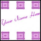 Ebay Store Logo Pink Purple Tile Border Dress Up your Ebay Store Add your Store Name!!
