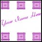 Ebay Store Logo Pink Purple Tile Border Dress Up your Ebay Store Add your Store Name!!