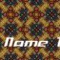 Ebay Store Logo Brown Red Blue Quilt Pattern Dress Up your Ebay Store Add your Store Name!!