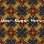Ebay Store Logo Brown Red Blue Quilt Pattern Dress Up your Ebay Store Add your Store Name!!