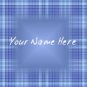 Ecrater Store Logo & HomePage Image Blue Plaid Dress Up your Ecrater Store Add your Name!