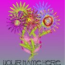 Ecrater Store Logo & HomePage Image Pink Green Flowers Dress Up your Ecrater Store Add your Name!