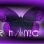 Ecrater Store Logo & HomePage Image Purple Butterfly Dress Up your Ecrater Store Add your Name!