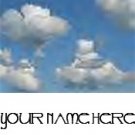 Ecrater Store Logo & HomePage Image Blue Sky Clouds Dress Up your Ecrater Store Add your Name!