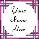 Ecrater Store Logo & HomePage Image Pink Border Dress Up your Ecrater Store Add your Name!