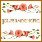 Ecrater Store Logo & HomePage Image Orange Morning Glory Flower Dress Up your Ecrater Store!!