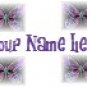 Ecrater Store Logo & HomePage Image Purple Butterfly Dress Up your Ecrater Store!!