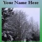Ecrater Store Logo & HomePage Image Tree Snow Winter Green Dress Up your Ecrater Store!!