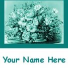 Ecrater Store Logo & HomePage Image Teal Green Flower Bouquet Dress Up your Ecrater Store!!