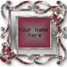 Neoloch.com Store Banner and Logo Combo Maroon Silver Border Add your Store Name!