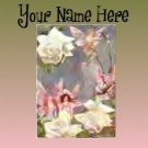 Neoloch.com Store Banner and Logo Combo Green Pink Flower Fairy Add your Store Name!