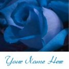 Neoloch.com Store Banner and Logo Combo Blue Rose Flower  Add your Store Name!