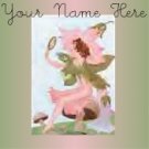 Neoloch.com Store Banner and Logo Combo Green Pink Flower Fairy Add your Store Name!