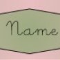 Neoloch.com Store Banner and Logo Combo Green Pink Flower Fairy Add your Store Name!