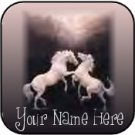 Neoloch.com Store Banner and Logo Combo White Horses Add your Store Name!