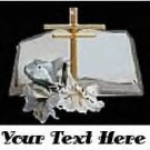 Neoloch.com Store Banner and Logo Combo Bible and Cross Religious Christian Add your Store Name!