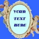 Neoloch.com Store Banner and Logo Combo Blue Cherubs Angel Mirror Add your Store Name!