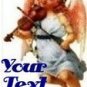 Neoloch.com Store Banner and Logo Combo Cherub Angel Violin Add your Store Name!