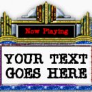 Neoloch.com Store Banner and Logo Combo Marquee Theater Add your Store Name!