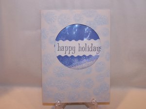 Happy Holidays shaker  #147