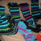 Handmade Unisex Wool Slipper Socks Mukluks Child 6" Tall