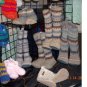 Handmade Unisex Slipper Socks Mukluks Youth or Adult Size  14" Tall