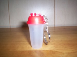 Tupperware Quick Shake Key Chain Collectible
