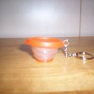 Tupperware Flat Out Key Chain Collectible