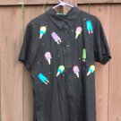 Quacker Factory Ice Cream Motif Capri Set w/button covers - Medium