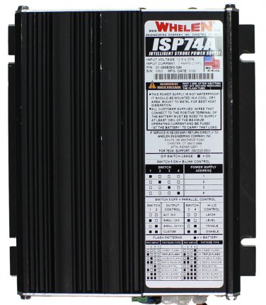 Whelen ISP74A Intelligent Strobe Power Supply 70 Watt 4 Head Emergency Lighting