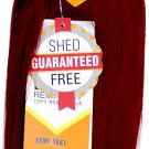 Bravo Brazilian Remy Yaky 10" 10S RED Human Hair Weave Extensions Model Model