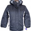 Sportcaster Boys Black Ski Jacket NEW Kids sz S Winter Coat  Removable Hood