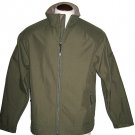 Mens Green Softshell Jacket sz L Coat NEW