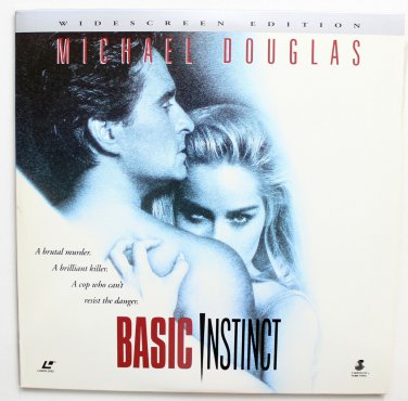 Basic Instinct Laser Disc Sharon Stone Widescreen Movie Laserdisc