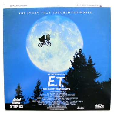 E.T. The Extra-Terrestrial Laser Disc Extended Play ET Laserdisc Spielburg  LD