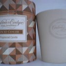 Crabtree Evelyn Spiced Ginger Poured Candle in Ceramic Jar  35 hr  Disc Exclusive
