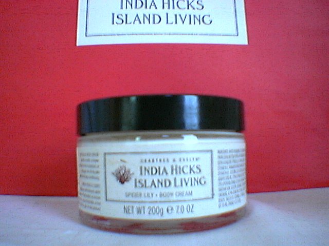 Crabtree Evelyn Body Cream India Hicks Island Living Spider Lily â¢ avocado mango Disc'd 7 oz jar