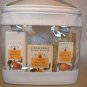 Crabtree Evelyn Apricot Kernel Oil Gift Case   Soap Bath Shower Gel Lotion Glove - Rare